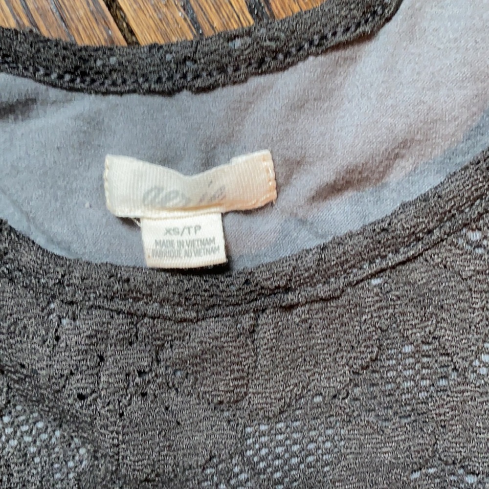 Aerie XS gray lace dress - Picture 3 of 4